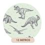 Papel De Parede Adesivo Dinossauros Quarto De Menino 12m - DELIQUADROS Imagem de Papel De Parede Adesivo Dinossauros Quarto De Menino 12m