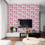 Imagem de Papel De Parede Adesivo Flamingos N06035 0,58X2,5M