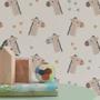 Imagem de Papel de Parede Adesivo Infantil Girafas N019091 0,58x3M