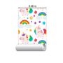 Imagem de Papel De Parede Adesivo Infantil Unicornio N03030 0,58X3,00M