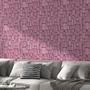 Imagem de Papel De Parede Adesivo Lavável Arvore Abstrata Rosa e branca Quarto Sala de Estar