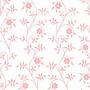 Imagem de Papel De Parede Adesivo Lavável Jardim Ilustrado Rosa 18M