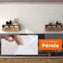 Imagem de Papel de Parede Adesivo Lavavel Textura Arabesco Pérola 500x60cm