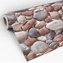 Imagem de Papel De Parede Adesivo Pedras Natural Aquário Colorido Sala Quarto Lavável Decoração 3D - Pro Decor