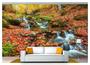 Imagem de Papel De Parede Cachoeira Natureza Outono 3D 6M² Nch186