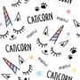 Imagem de Papel De Parede Decorativo Baby Meninas Caticorn 1,50x0,50m