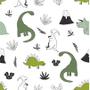 Imagem de Papel de Parede Dinossauros Green