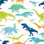 Imagem de Papel de Parede Dinossauros Silhuetas Infantil 57x270cm