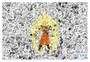 Imagem de Papel De Parede Dragon Ball Goku Página Manga 3,5M Dbz546