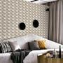 Imagem de Papel de Parede Essencial - Ess1013 Geometrico Cinza - Rolo Fechado de 53cm x 10Mts - Edantex