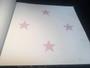 Imagem de Papel De Parede Friends Coffee 5640 Estrelas rosa branco