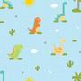 Imagem de Papel de Parede Infantil Dinossauro Baby 2 2,70x0,57m