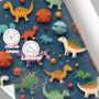 Imagem de Papel De Parede Infantil Dinossauro Quarto Menino Vinil 9M