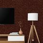 Imagem de Papel De Parede Jardim Marrom Escuro Textura Geométrica 15M