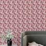 Imagem de Papel de parede Lavável Flor cerejeira rosa delicada natural viva auto colante quarto sala 3m