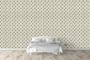 Imagem de Papel de Parede Lavável - Rolo com 10m x 53cm - Palha com Desenhos em Preto e Prata - LMS-PPH-121306