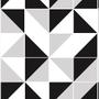 Imagem de Papel De Parede Lavável Triângulos Pretos Em Degradê 3M