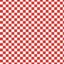 Imagem de Papel de Parede Lavável Xadrez Branco e Vermelho 12m