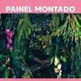 Imagem de Papel De Parede Painel 3D Folha Flores Tropical Viníl 4M