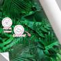 Imagem de Papel De Parede Painel 3D Folhas Palmeiras Verde Viníl 1,5M