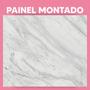 Imagem de Papel de Parede Painel 3D Mármore Carrara Branco 3,5M Revestimento Pedra Requinte Auto Colante