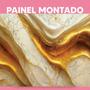 Imagem de Papel De Parede Painel 3D Mármore White Ouro 4M