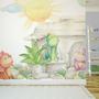 Imagem de Papel de Parede Painel Dinossauro Infantil 4 rolos - 6m²