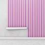 Imagem de Papel de parede Para Quartos E Sala Com listras em Tons de roxo lilás claro E Branco 1 Metro