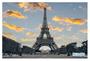 Imagem de Papel De Parede Paris Torre Eiffel Sol Nuvens 3,5M Ncd295