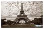 Imagem de Papel De Parede Paris Torre Eiffel Sol Nuvens 3,5M Ncd306