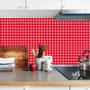 Imagem de Papel De Parede Pastilha Vermelha Adesivo Banheiro E Cozinha