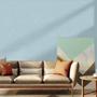 Imagem de Papel de Parede Rabiscado Azul Claro 500x60cm Lavavel Texturizado Adesivo Para Casa Moveis Decoração Vidro