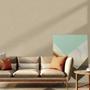 Imagem de Papel de Parede Rabiscado Caqui 500x60cm Lavavel Texturizado Adesivo Para Casa Moveis Decoração Vidro