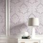 Imagem de Papel de Parede Shimmer Damask Moderno UK10481 - Rolo: 10m x 0,52m