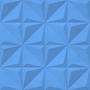 Imagem de Papel De Parede Vinílico Geométrico Efeito Visual 3D Azul Sala Quarto  10m