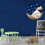 Imagem de Papel De Parede Vinílico Timão Âncora Azul Infantil Quarto 2.5m