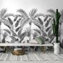Imagem de Papel de parede Wanderlust folhagem branco - 10m x 0.53m