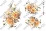 Imagem de Papel Decoupage Opapel 30x45cm Flor Rosas Amarelas 2398 Opa