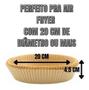 Imagem de Papel Forro Air Fryer Antiaderente Descartável Com 100 Pcs