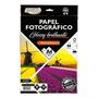 Imagem de Papel Fotográfico Adesivo BRW Glossy Brilhante A4 115gr pcte c/ 50fls - PP0100