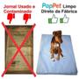 Imagem de Papel Jornal Pet Limpo Absorvente 60X45 Cm 200 Unid