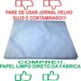 Imagem de Papel Jornal Tapete Pet Limpo Absorvente Biodegradavel 60x35 cm 400unid