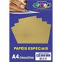 Imagem de Papel Metalizado A4 150G Ouro Velho C/ 15Fls Off Paper