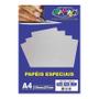 Imagem de Papel Metalizado A4 Prata 150g/m² Pacote c/15 Folhas Off Paper