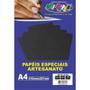 Imagem de Papel Metalizado Preto 150G 15 Folhas Off Paper