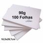 Imagem de Papel Offset 10,5x29,7cm 90g Branco - 100 Folhas