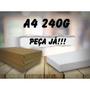 Imagem de Papel Offset 240g Branco Sulfite A4 21x29,7cm 100 Folhas