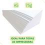 Imagem de Papel Offset A5 Branco 500 Folhas Sulfite 75G Chambril Top