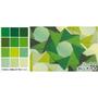 Imagem de Papel para Origami Tant 12 Tons de Verde 7,5 x 7,5 cm - 96 Folhas