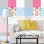 Imagem de Papel Parede Adesivo Quadrado I Love You Decorativo Quarto